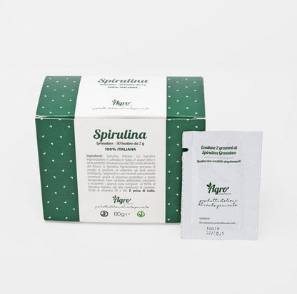 SpirulinaBio Granules - 30 sachets of 2gr. total 60gr